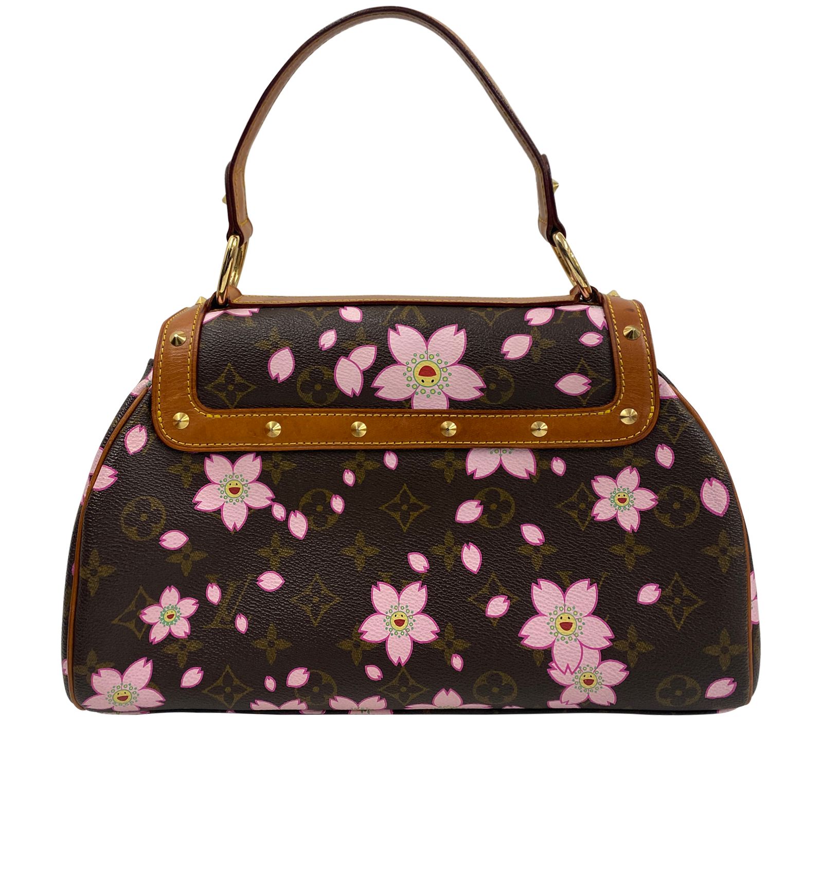 Limited Edition Cherry Blossom Murakami, 1.200&euro;, Bolso, Marrón/Rosa, Canvas - General, Vista trasera